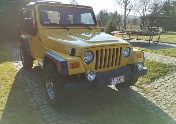 Jeep Wrangler cena 50000 przebieg: 155000, rok produkcji 2004 z Zabłudów małe 154